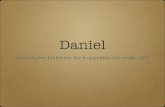 Daniel - bibelnerden.no · Romerriket eller Det greske riket Annerledes fordi det var større og sterkere (Romerriket), eller fordi det var vestlig og ikke fra orienten (greske).
