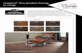 Pioneered Wire Brushed Flooring - Squarespace...VInTaGe haRdWood fLooRInG 409 Evans Ave. Toronto, Ontario M8Z 1K8 Tel: (416) 252-0962 Toll Free: 1-877-256-0231 Relative humidity Stability