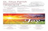 St. Titus ParishMay 17, 2020  · St. Titus Parish 3000 KEENWOOD ROAD, EAST NORRITON, PA 19403 PARISH PHONE: 610-279-4990 FAX: 610-279-8640 EMAIL: STTITUS@STTITUS.ORG PASTOR: REVEREND