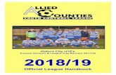 Official League Handbookacyfl.co.uk/downloads/handbook/ACYFL Handbook 2018-2019.pdf93/94 Wycombe Wanderers 00/01 No Competition 07/08 Northwood 14/15 Maidenhead United 94/95 Staines