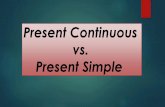 Present Continuous vs. Present Simplenada.cloudaccess.host/images/lekcije/I_godina/Present_Continuous.… · Present Continuous Present Simple They are running in the park now. They