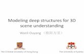 Modeling deep structures for 3D scene understanding...Ranking No. 1 Hinton won ImageNet competition Classify 1.2 million images into 1,000 categories Beating existing computer vision