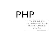 PHP# - University of Arizona · "PHP#is#apopular#generalSpurpose#scripOng#language#thatis# especially#suited#to#web#development."—php.net# # Recursive#acronym:#"PHP:#PHP#HypertextPreprocessor"#