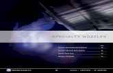 Experts in Spray Technology - specialty nozzles · 2020-06-23 · 73 spray.com | 1.800.95 SPRAY | Intl. 1.630.665.5000 SPECIALTY NOLES AccuJet ® electrostAtic single Point shut-off