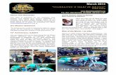 About This Newsletterfee! Yep! Been there, done all that! cont. page 2 Bike of the Month: Laz Alba Here’s our 2007 Harley-Davidson Softail Deluxe. The bike has 18" inch apes, 39"