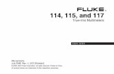 114, 115, and 117metermall.godohosting.com/product/FLUKE/FLUKE-114,115,117_m.pdf · Fluke Model 114, Model 115 및 Model 117 은 6000 카운트 디스플레이와 막대 그래프가