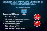 Courses Offered - makautwb.ac.in · Web Application Design Maulana Abul Kalam Azad University of Technology, WB . Maulana Abul Kalam Azad University of Technology, WB The wide spread