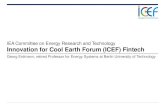 IEA Committee on Energy Research and Technology Innovation ... · Innovation for Cool Earth Forum (ICEF) Fintech Georg Erdmann, retired Professor for Energy Systems at Berlin University