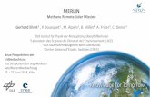 MERLIN - dialogplattform-erdbeobachtung.de · MERLIN Methane Remote Lidar Mission Gerhard Ehret1 3, P. Bousquet2 4 , M. Alpers , B. Millet4, A. Friker3, C. Deniel 1DLR Institut für