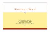Histology of Blood 2009.ppt [Read-Only]ocw.usu.ac.id/.../his127_slide_histology_of_blood.pdf · Erythrocyte / Red Blood Cells (RBCs) Non-nucleated,, Biconcave-shapp,ed cell, ∅7-8