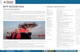 Class Notation : ABS + A1 + AMS Offshore Support …Main Deck Crane : 1 x 50mT SWL AHC Knuckleboom subsea crane (1,500m water depth) Auxiliary Crane : 1 x 5mT @ 7m electro-hydraulic