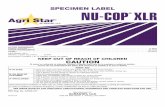 117264 Nu-Cop XLR specimen · 2018-03-20 · By Albaugh, LLC NU-COP XLR EPA Reg. No. 42750-217 Manufactured for: ALBAUGH, LLC 1525 NE 36th Street † Ankeny, Iowa 50021 FIRST AID