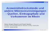 Arzneimittelrückstände und andere …iksr-workshop_2405207.1 Arzneimittelrückstände und andere Mikroverunreinigungen - Quellen, Eintragspfade und Vorkommen im Rhein Heinz-Jürgen