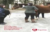 Equine Graduate Development Programme · 2020-04-06 · Module Two - Management of the equine emergency patient ... mental health and wellbeing in vet students and new graduate vets