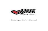 EMPLOYEE SAFETY MANUAL - hrresort.org · HRCR 1 - Safety Orientation: Each employee will be given a safety orientation by their supervisor when first hired. The orientation will cover