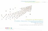 Public Sector Transformation Programme€¦ · Public Sector Transformation Programme 2018 4 Unclassified Executive summary Building on the success of the Complex Dependency programme
