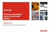 PowerPoint Presentation · Moving into a New Market Offshore Crane for wind turbine services Current technologies for load handling to Offshore Wind Turbines Fendering systems (boat