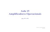Aula 15 Amplificadores Operacionais - PUC-SPelo2eng/Aula_15n.pdf · Slide 5. Figura 13.5: Saída com terminação dupla e entrada com terminação única. Saídas amplificadas de