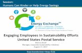 Humans Can Hinder or Help Energy Savings · 2017-08-29 · facility energy intensity 1. 2.5% per year (2003 baseline) reduction by 2025. Reduce . vehicle fleet GHG emissions. 30%
