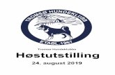 Tromsø Hundeklubbs Høstutstilling · cert, Excellent, Very good, BIR og BIM veteran, fås kjøpt i sekretariatet for kr. 60,- /75, pr. stk. Helt til slutt vil jeg ønske alle utstillere,