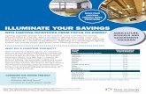 ILLUMINATE YOUR SAVINGS - Focus on Energy · PDF file 2017-02-23 · MAKE YOUR LIGHTING PROJECT MORE PROFITABLE ILLUMINATE YOUR SAVINGS WITH LIGHTING INCENTIVES FROM FOCUS ON ENERGY