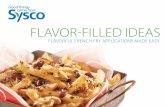 1775-016740-13 SyscoFryRecipeCollection jc11 · For each serving: prepare 10 oz. of french fries according to package directions. Place on a warm serving plate and sprinkle with ¼