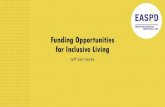 Funding Opportunities for Inclusive Livingkezenfogva.hu/files/kezenfogva/csatolt/funding... · 2019-07-01 · •Supporting Citizenship - Training & Toolkit for Front-line staff in