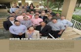 2006 CIO Summit Attendees - Hospitality Upgrade · 2017-05-24 · Royal Caribbean International & Celebrity Cruises; Gustaaf Schrils, InterContinental Hotels Group ... practice at