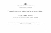 RELAZIONE SULLA PERFORMANCE Esercizio 2016...1 CITTA’ DI MARTINA FRANCA Provincia di Taranto RELAZIONE SULLA PERFORMANCE Esercizio 2016 (ai sensi dell' art. 10, comma 1, lett.b)