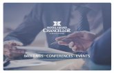 MEETINGS · CONFERENCES · EVENTS · WELCOME TO HOTEL GRAND CHANCELLOR LAUNCESTON Hotel Grand Chancellor Launceston specialises in meetings, conferences & events. Select from a versatile