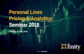 Personal Lines Pricing & Analytics Seminar 2018 · Personal Lines . Pricing & Analytics . Seminar 2018 . Tuesday 22 May 2018 . sli.do #Pricing2018 1