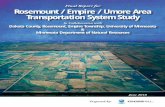 Final Report for Rosemount / Empire / Umore Area ......Final Report for Rosemount / Empire / Umore Area Transportation System Study In Collaboration with Dakota County, Rosemount,