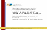 LSTA 2013-2017 Five-Year Evaluation Report · Evaluation Question: To what extent did your Five-Year Plan activities achieve results that address national priorities associated with