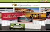 Personalized Calendars - Signature Gifts...3 Personalized Calendars • Themed images with customer’s name cleverly embedded in each – Range of themes including best selling Golf