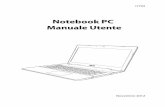 Notebook PC Manuale Utente - Asusdlsvr04.asus.com/pub/ASUS/nb/P55VA/I_eManual_P55VA_VER7702.… · Questo documento è il manuale utente del Notebook PC. Contiene informazioni sui