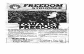 Freedom Struggle, Vol. 1, No. 1 - Irish Left Archive€¦ · STRUGGLE 1m'. 1. Uimh 1. Luach 25p. TOWARDS FREEDOM Our objective is to secure a Free Socialist Ireland. For only in a