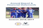 Annual Report & Financial Statements · 1st XI – Wayne Ross. 1st XI Super Slam T20 – Glenn Davey and Wayne Ross. 2nd XI – Glenn Davey, Ben Webb and 2nd XI Players. 3rd XI –