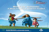 Wind for Schools: A Wind Powering America Project (Brochure)The diagram on page 3 depicts the Wind for Schools program structure. School, science teacher, school administration, and
