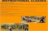 FREE TRIAL WEEK! · 2017-01-26 · MARTIAL ARTS Instructional Classes Brazilian Jiu Jitsu—$55 SAT—1:30pm-3:00pm starts 2/18 8 weeks In the past twenty years, Brazilian Jiu-Jitsu
