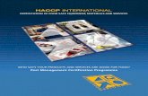 HACCP INTERNATIONAL...HACCP International standardをダウンロードして、HACCP InternationalのWebsite或 いは各国のオフィスにコンタクトしてください（日本にも2018年12月に拠点を設