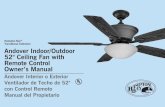 Andover Indoor/Outdoor 52 Ceiling ... - Ceiling Fans 'N More · Hampton Bay Lifetime Limited Warranty The retailer warrants the fan motor to be free from defects in workmanship and