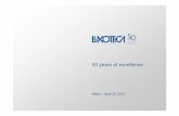 50 years of excellence - Luxottica · Certain statements in this investor presentation may constitute “forward-looking statements” as defined in the Private Securities Litigation