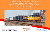 TRADE FACILITATION AND PAPERLESS TRADE … · 11/18/2013  · (UNNExT) provides a networking and knowledge-sharing platform for policy makers, practitioners, and technical experts