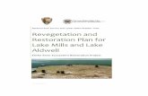 Revegetation and Restoration Plan for Lake Mills and Lake Aldwell · 2017-10-30 · Restoration Plan for Lake Mills and Lake Aldwell Elwha River Ecosystem Restoration Project 3/10/2011