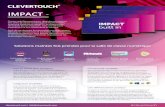 86 75 IMPACT TM - Clevertouch · PDF file Les services informatiques et les administrateurs des établissements peuvent prendre le contrôle des écrans interactifs grâce aux fonctionnalités