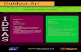 Create your own Bubble or Stained-Glass Chalk Art ... · PDF file bubble art masterpiece. Stained-Glass Sidewalk Chalk Art Supplies: Painter’s Tape Sidewalk Chalk Instructions: 1.