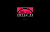 Brand Guidelines - 80/20 Foundation Trust...80/20 Foundation Trust Brand Guidelines | 4 80/20 Foundation Trust Logo Spacing Below is the 80/20 Foundation Logo. The amount of space