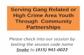 Serving Gang Related or High Crime Area Youth Through ...calworkforce.org/wp-content/uploads/2018/...Samantha Limon, Youth Services Program Manager, Goodwill Industries ... Goal of