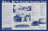 City of Rolla, Missouri plaque brochure.pdf rolla suggested tour route i 1. ot.n wooden (main street) bridge 2. old phelps county courthouse 3. 'old town' rolla 4. central elementary