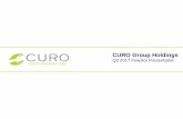CURO Group Holdings/media/Files/C/Curo-IR-V2/reports-and... · All statements other than statements of historical fact included in the presentation are forward-looking statements.
